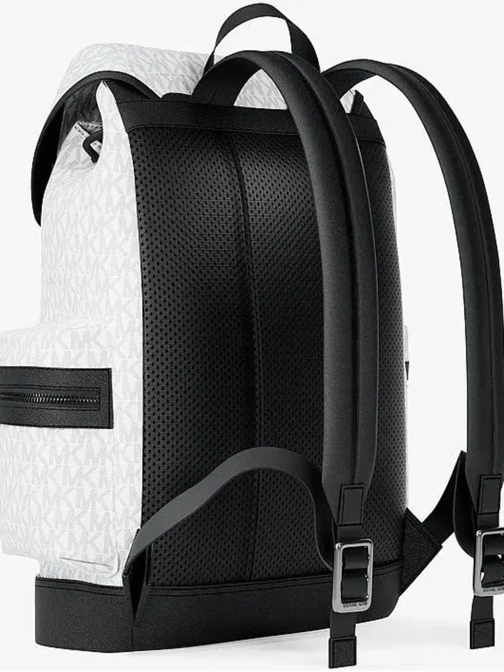 Men's Michael Kors Cooper Utility Optic White Backpack NWT